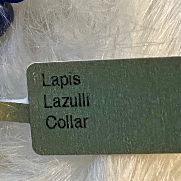 NWT 376 TOTAL CARATS OF LAPIS LAZULI 34” BEAUTIFUL NECKLACE. - Picture 4 of 15